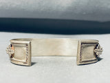 Very Rare Vintage Native American Navajo Dreamy Blue Lapis Sterling Silver Bracelet-Nativo Arts