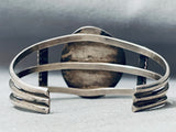 Stunning Vintage Native American Navajo Royston Turquoise Sterling Silver Bracelet