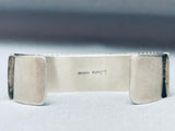 Coolest Coil Vintage Native American Navajo Sterling Silver Bracelet Cuff-Nativo Arts