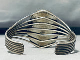 Paua Shell!!! Rare Vintage Native American Navajo Sterling Silver Bracelet-Nativo Arts