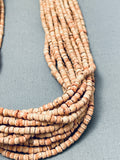 Superior Vintage Southwest Meln Heishi 18 Strand Necklace Old-Nativo Arts