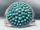 Sphere Turquoise Vintage Southwest Sterling Silver Bracelet-Nativo Arts