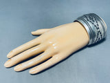 Important Dick Mike Yazzie Vintage Native American Navajo Sterling Silver Bracelet-Nativo Arts