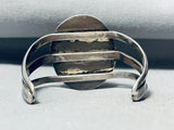 Misty Midnight Jasper Vintage Native American Navajo Sterling Silver Bracelet Old-Nativo Arts