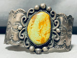 One Of The Best Vintage Native American Navajo Royston Turquoise Sterling Silver Bracelet-Nativo Arts