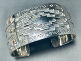 Fred Douglas Native American Navajo Sterling Silver Bracelet-Nativo Arts