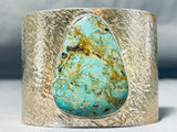Enormous Navajo Royston Turquoise Sterling Silver Bracelet