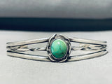 Awesome Vintage Native American Navajo Royston Turquoise Sterling Silver Bracelet-Nativo Arts