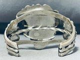 One Of The Most Unique Vintage Native American Navajo Turquoise Sterling Silver Bracelet-Nativo Arts