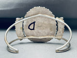 Gorgy Vintage Navajo Purple Stone Cluster Sterling Silver Bracelet-Nativo Arts