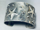 Starfish Out Of This World Native American Navajo Sterling Silver Star Bracelet-Nativo Arts