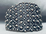 One Of The Most Detailed Ever Vintage Southwest Sterling Silver Bracelet-Nativo Arts
