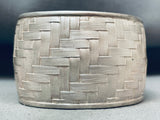 Mosaic Brick Vintage Southwest Sterling Silver Bracelet Cuff-Nativo Arts