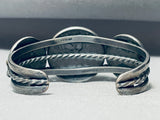 Native American Very Old Coinv Vintage Buffalo Sterling Silver Bracelet-Nativo Arts