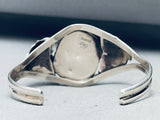 One Of The Best Vintage Native American Navajo Variscite Sterling Silver Bracelet-Nativo Arts