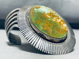 One Of The Best Ever Vintage Native American Navajo Royston Turquoise Sterling Silver Bracelet-Nativo Arts