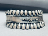 The Best Vintage Native American Navajo Teardrop Sterling Silver Shell Bracelet Cuff-Nativo Arts