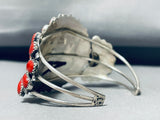 Stunning Vintage Native American Navajo Cluster Sterling Silver Teardrop Bracelet-Nativo Arts