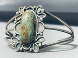 Rare Earlier Deposit Vintage Native American Navajo Royston Turquoise Sterling Silver Bracelet-Nativo Arts