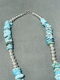 100+ Gram Vintage Native American Navajo Turquoise Sterling Silver Bear Necklace-Nativo Arts