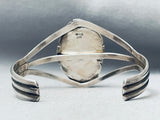 Important Indian Mountain Turquoise Vintage Native American Navajo Sterling Silver Bracelet-Nativo Arts