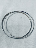 Striking Vintage Native American Navajo Sterling Silver Bracelet