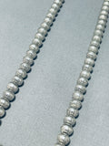 Elegant Vintage Native American Navajo Sterling Silver Necklace-Nativo Arts
