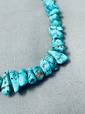 Chunky Nugget Vintage Native American Navajo Sterling Silver Necklace