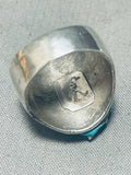 The Best Turquoise Horse Vintage Native American Navajo Sterling Silver Ring-Nativo Arts
