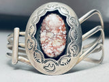 Ted Goodluck Vintage Native American Navajo Agate Sterling Silver Bracelet-Nativo Arts