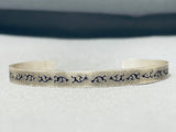 Brilliant Vintage Native American Navajo Sterling Silver Kokopelli Bracelet-Nativo Arts
