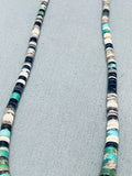 Very Old And Rare Vintage Santo Domingo Turquoise Heishi Necklace-Nativo Arts