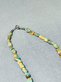 Native American Marvelous Vintage Santo Domingo Royston Turquoise Sterling Silver Necklace-Nativo Arts