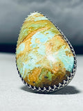Jacob Francosa San Felipe Royston Turquoise Sterling Silver Ring-Nativo Arts