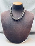 One Of The Most Intricate Vintage Handmade Sterling Silver Necklace-Nativo Arts