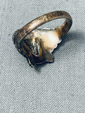 Detailed Vintage Southwest Chief Sterling Silver Ring-Nativo Arts