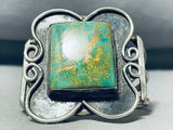 Massive Vintage Native American Navajo Royston Turquoise Sterling Silver Bracelet-Nativo Arts