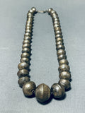 Wonderful Vintage Native American Navajo Sterling Silver Necklace-Nativo Arts