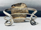 One Of The Best Ever Fire Agate Vintage Native American Navajo Sterling Silver Bracelet-Nativo Arts