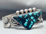 Best Vintage Native American Navajo Andy Marion Turquoise Sterling Silver Bracelet-Nativo Arts