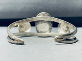 Trilobite Fossil!! Rare Vintage Native American Navajo Sterling Silve Rbracelet Cuff-Nativo Arts