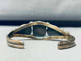 Sensational Vintage Native American Navajo Onyx Sterling Silver Bracelet-Nativo Arts