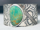 Native American Bold San Felipe Royston Turquoise Sterling Silver Massive Bracelet-Nativo Arts
