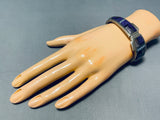 Best Vintage 6.5 Inch Wrist Vintage Native American Navajo Sugulite Sterling Silver Bracelet-Nativo Arts