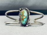 Wonderful Vintage Native American Navajo Royston Turquoise Sterling Silver Bracelet-Nativo Arts