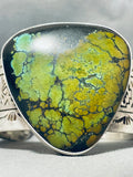 Newsworthy Native American Navajo Frogskin Turquoise Sterling Silver Bracelet-Nativo Arts