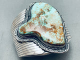 Monumental Vintage Native American Navajo Royston Turquoise Sterling Silver Bracelet-Nativo Arts