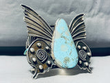 The Biggest Butterfly Bracelet!! 162 Grams Turquoise Sterling Silver Native American Navajo-Nativo Arts