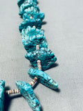 Native American Traditional Vintage Santo Domingo Turquoise Heishi Necklace-Nativo Arts