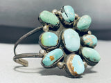 Outstanding Vintage Native American Hopi Turquoise Sterling Silver Bracelet-Nativo Arts